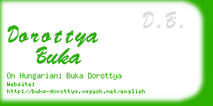 dorottya buka business card